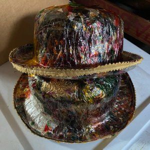 Vintage New Years Eve Hats Confetti Cellophane by J Hats Quantity Lot (12)